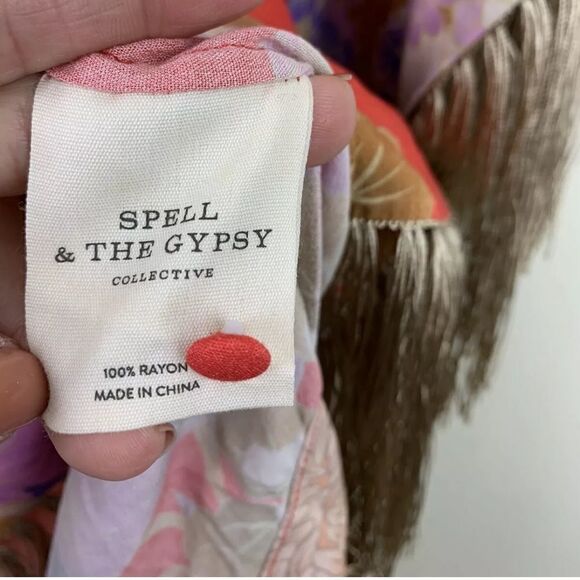 SPELL X Free People Willow Tassel Mini Dress, XS - Picture 7 of 10